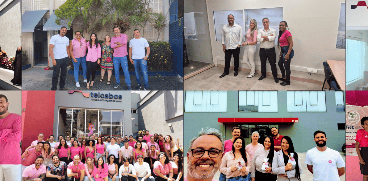 Telcabos encerra o Outubro Rosa com ações de solidariedade e valorização da mulher